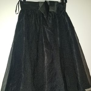 Black skirt